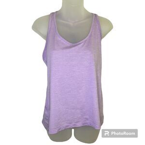 Old Navy Active Purple Loose Elastic Mesh Tank Size Small